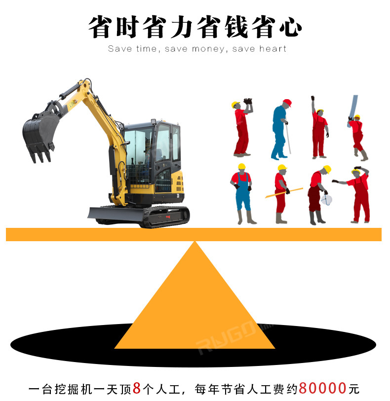 小型挖掘机